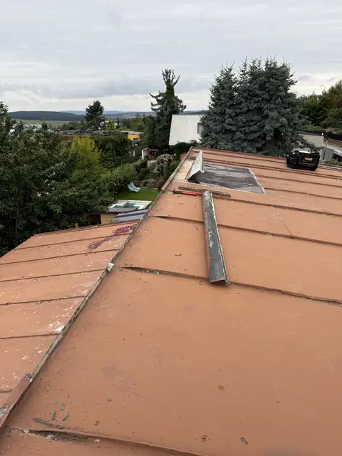Rakovník · Falcované střechy · Před realizací